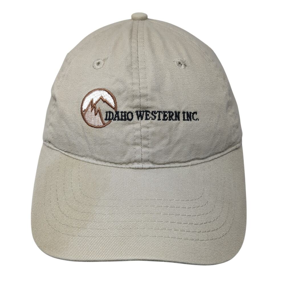 Idaho Western Inc Baseball Cap Brown One Size Adjustable Embroidered AMC Deluxe